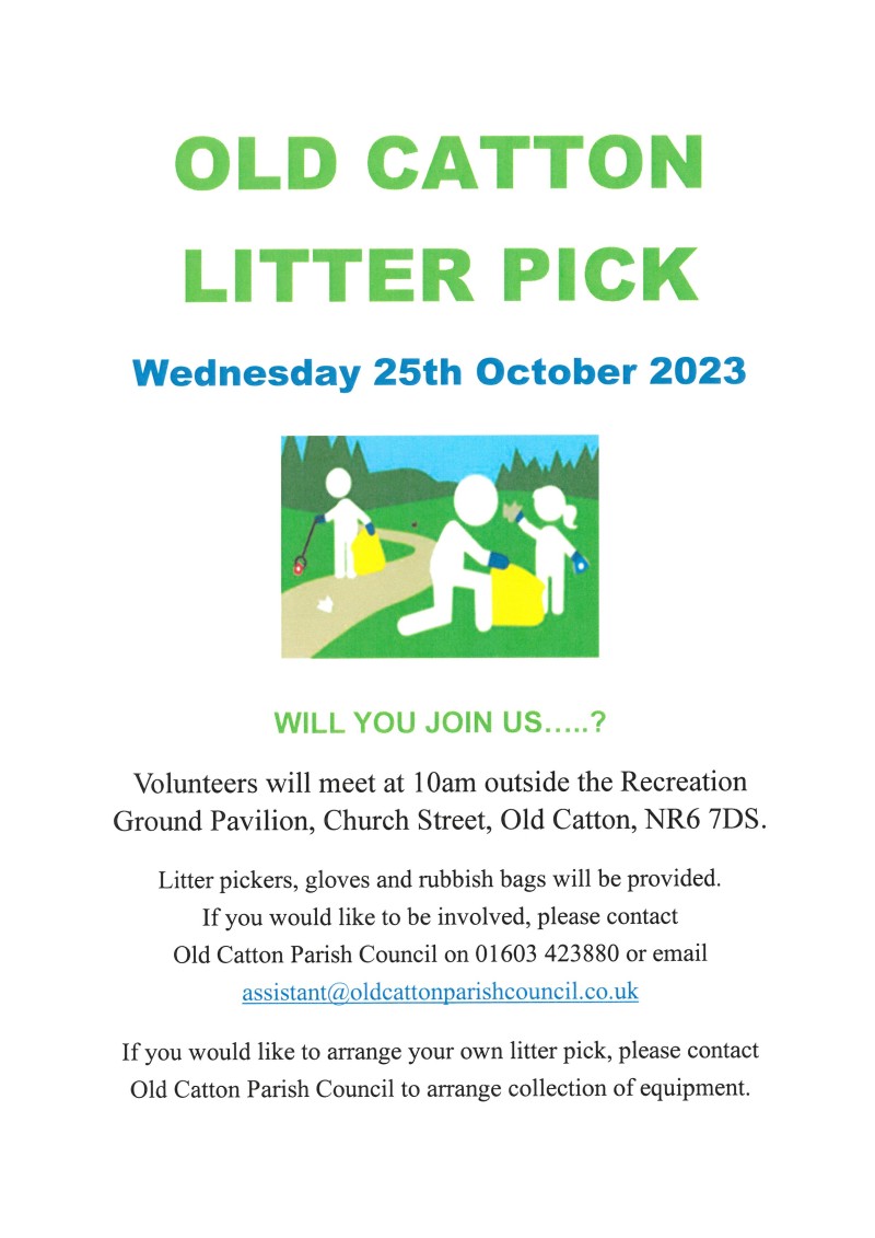 Old Catton Litter Pick 25th October 2023