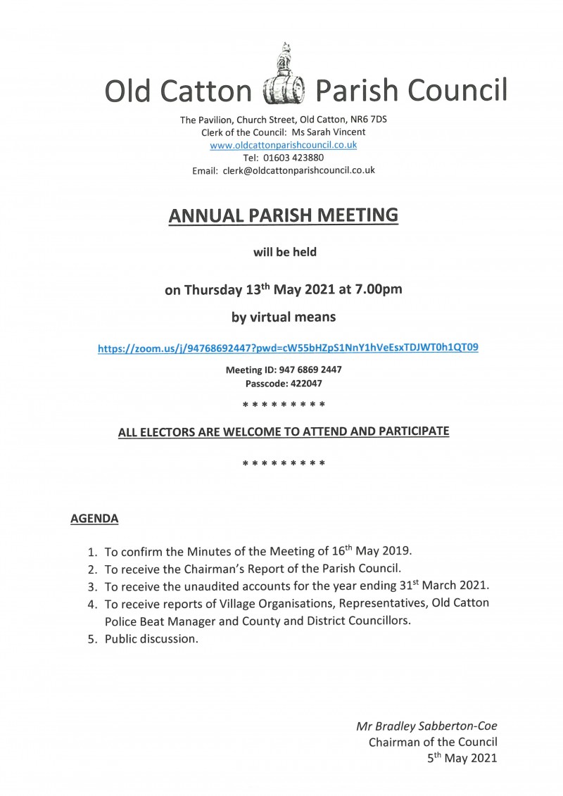 ANNUAL PARISH MEETING