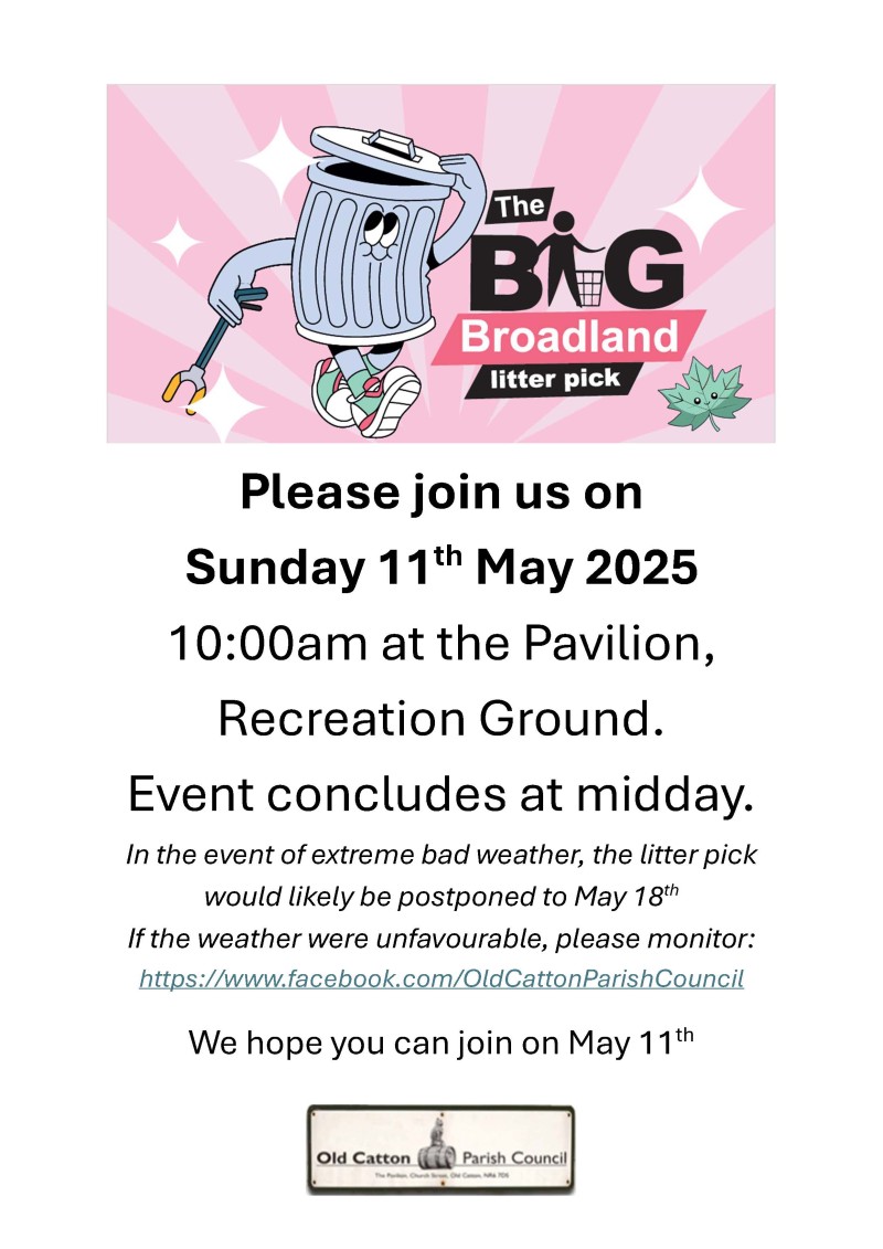 The Big Broadland Litter Pick - Old Catton - 11th May 2025