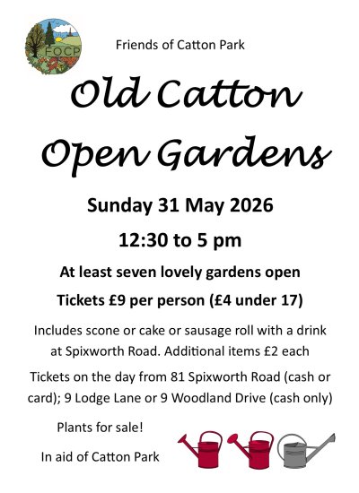 Friends of Catton Park; Open Gardens Event