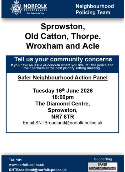 18/06/2026 at 18:00pm Safer Neighbourhood Action Panel (SNAP)