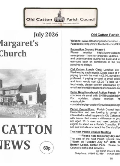 Old Catton News, July 2026