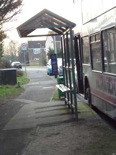 bus stop old catton