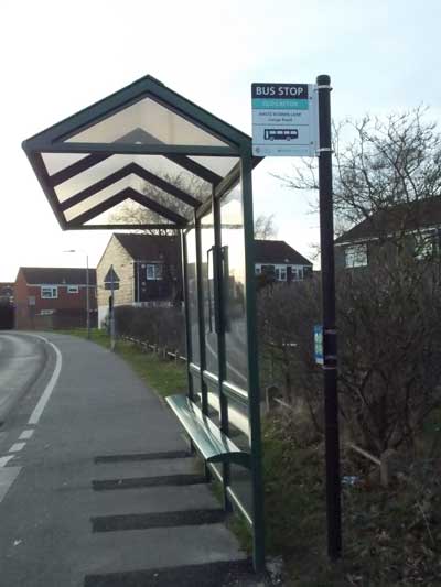 bus stop old catton